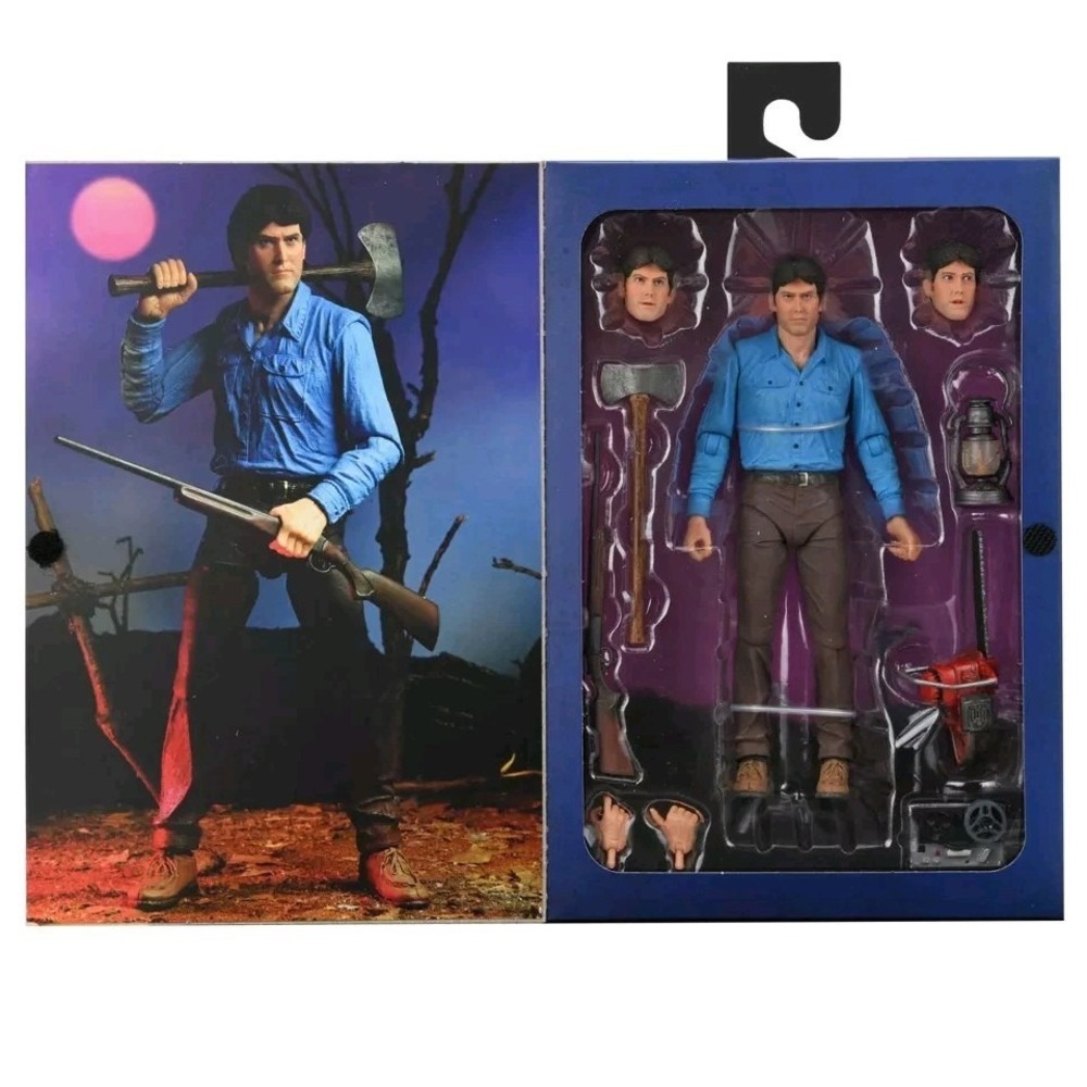 NECA -  Evil Dead 40th Anniversary Ultimate Ash 7" Action Figure w/ Acessories
